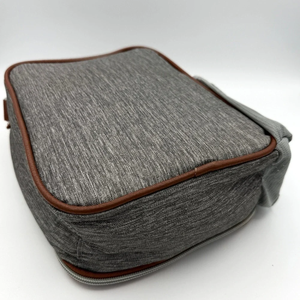The Foundry Fit + Fresh Heather Gray Insulated Lunch Bag Tote Professional Mens